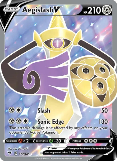 Aegislash V [Slash | Sonic Edge]
