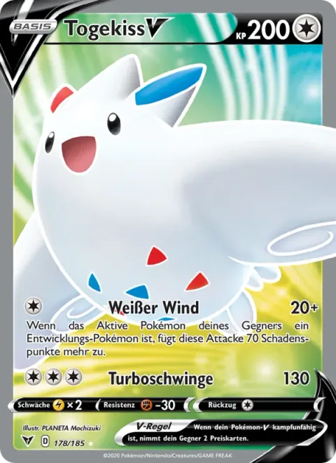 Togekiss V [White Wind | Speed Wing]