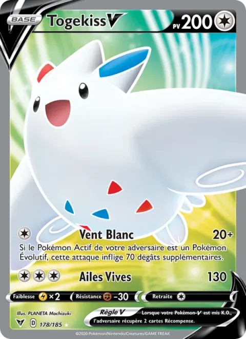 Togekiss V [White Wind | Speed Wing]