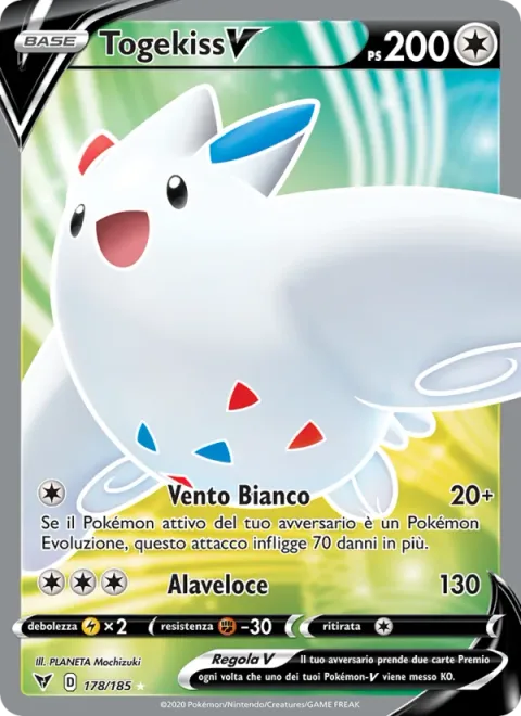 Togekiss V [White Wind | Speed Wing]