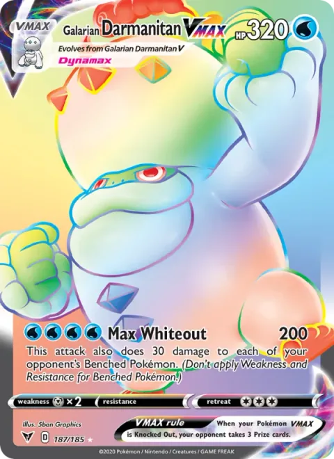 Galarian Darmanitan VMAX [Max Whiteout]