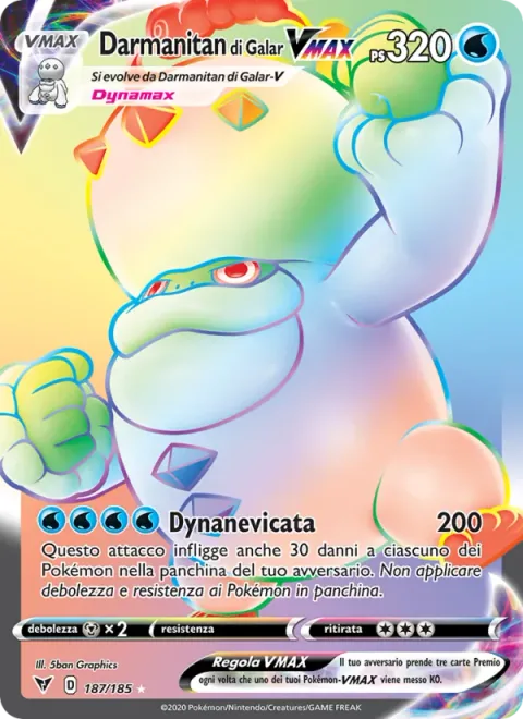 Galarian Darmanitan VMAX [Max Whiteout]