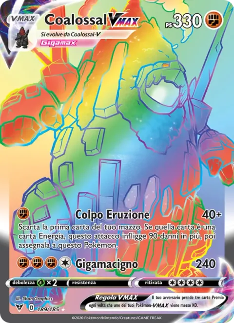 Coalossal VMAX [Eruption Shot | G-Max Boulder]