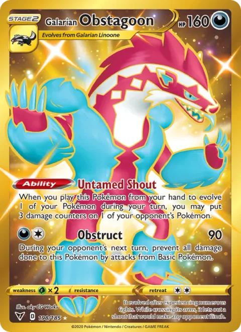 Galarian Obstagoon [Untamed Shout | Obstruct]