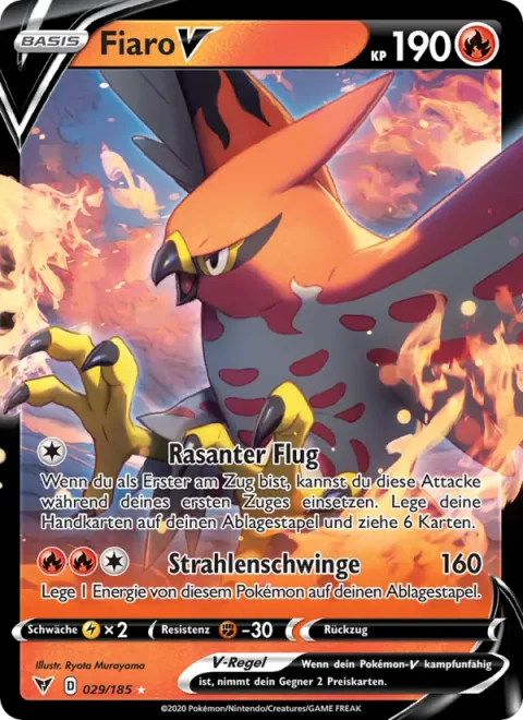Talonflame V [Fast Flight | Bright Wing]