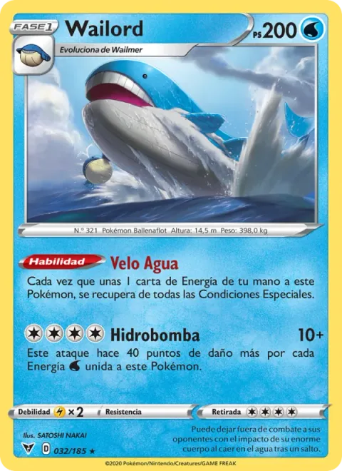 Wailord [Water Veil | Hydro Pump]