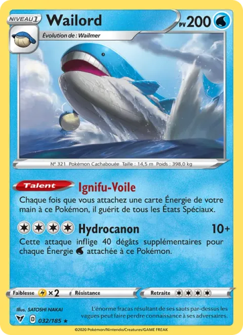 Wailord [Water Veil | Hydro Pump]