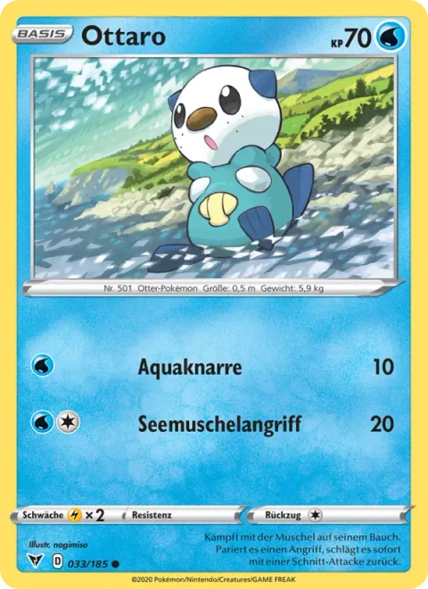 Oshawott [Water Gun | Seashell Attack]