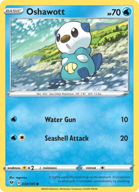 Oshawott [Water Gun | Seashell Attack]