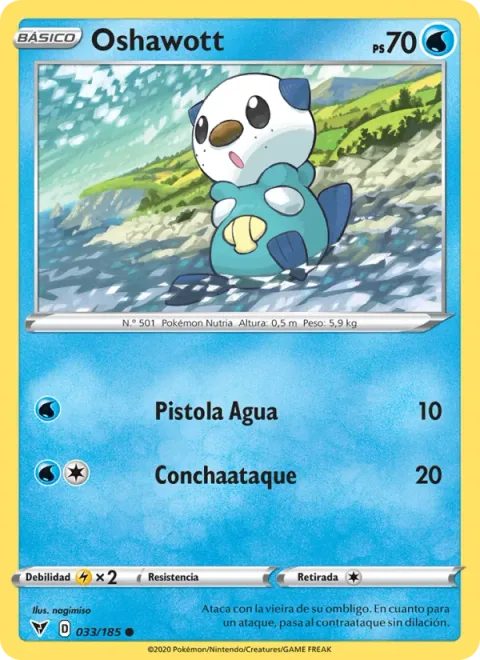 Oshawott [Water Gun | Seashell Attack]