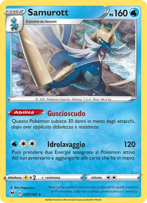 Samurott [Shell Armor | Aqua Wash]
