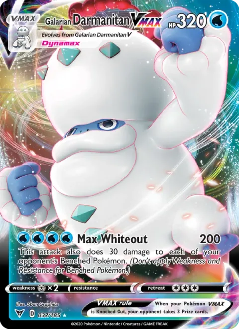 Galarian Darmanitan VMAX [Max Whiteout]