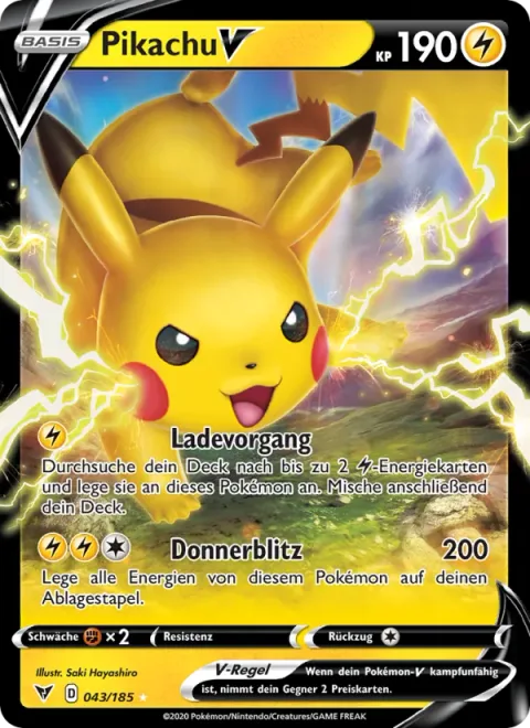 Pikachu V [Charge | Thunderbolt]