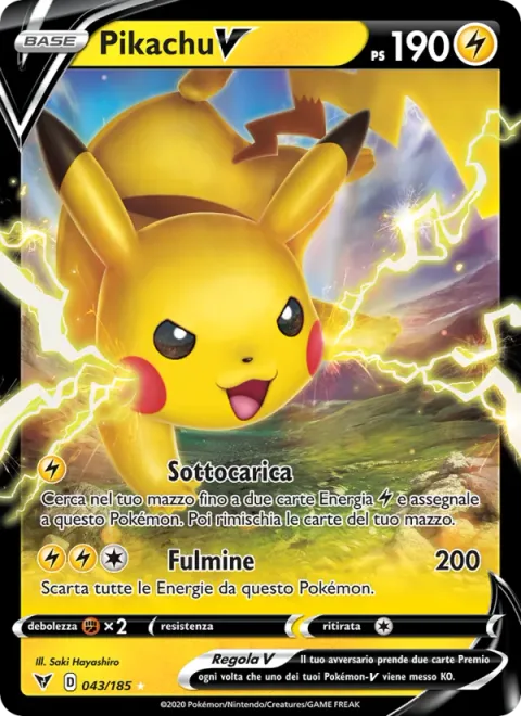 Pikachu V [Charge | Thunderbolt]
