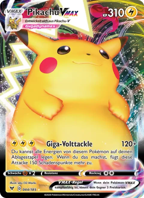 Pikachu VMAX [G-Max Volt Tackle]