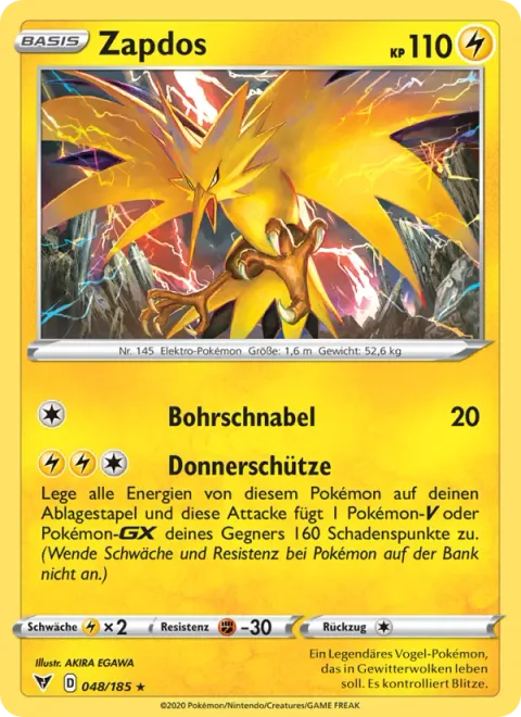 Zapdos [Drill Peck | Thunder Snipe]