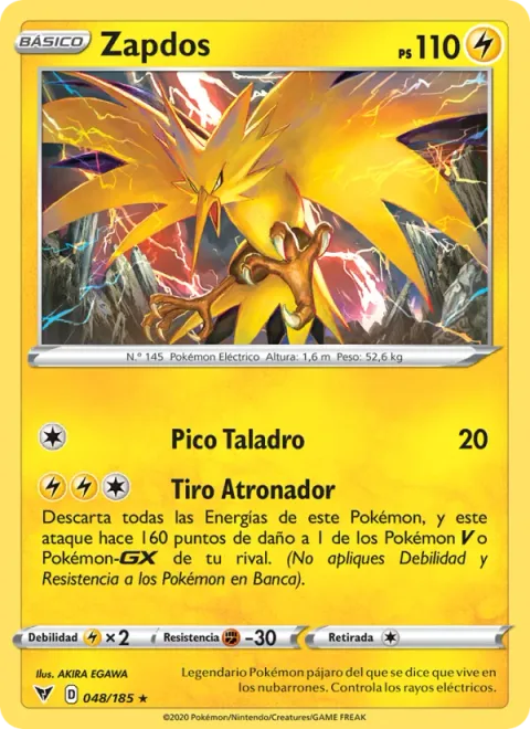 Zapdos [Drill Peck | Thunder Snipe]