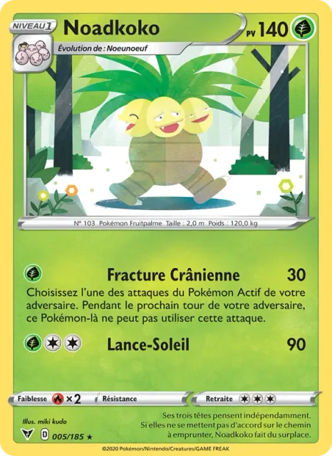 Exeggutor [Head Crack | Solar Beam]