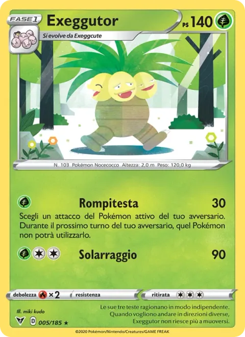 Exeggutor [Head Crack | Solar Beam]