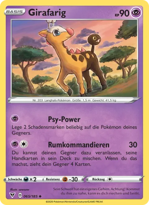 Girafarig [Psypower | Commanding Tail]