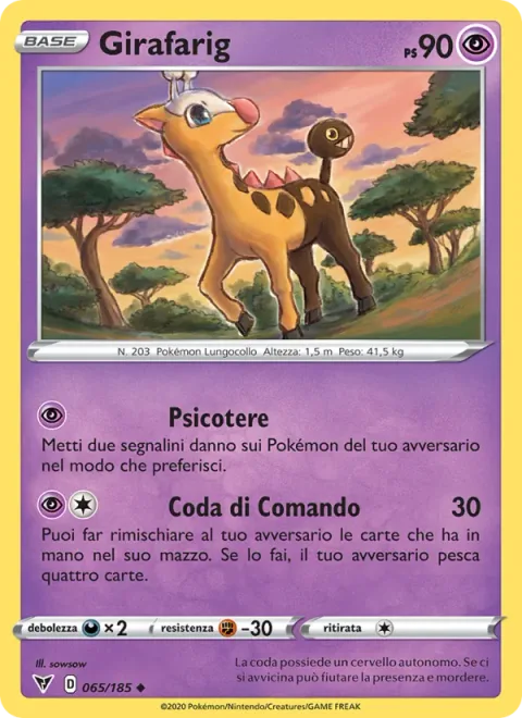 Girafarig [Psypower | Commanding Tail]