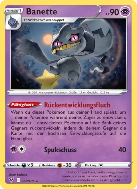 Banette [Curse of Devolution | Spooky Shot]