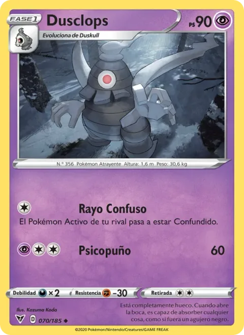 Dusclops [Confuse Ray | Psypunch]