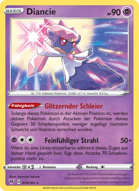 Diancie [Sparkle Veil | Sensitive Ray]
