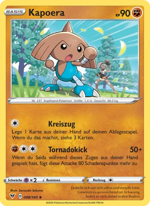 Hitmontop [Cycle Draw | Tornado Kick]
