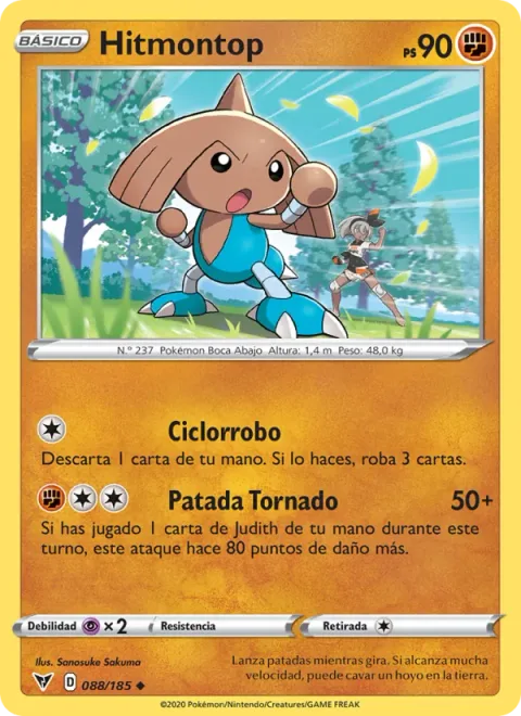 Hitmontop [Cycle Draw | Tornado Kick]