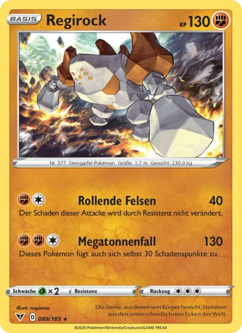 Regirock [Rock Tumble | Megaton Fall]
