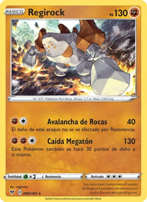 Regirock [Rock Tumble | Megaton Fall]