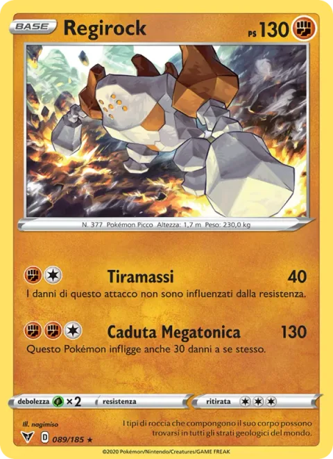 Regirock [Rock Tumble | Megaton Fall]