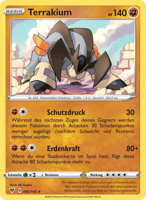 Terrakion [Guard Press | Earthen Power]