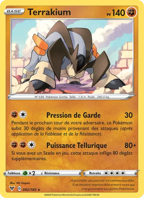 Terrakion [Guard Press | Earthen Power]