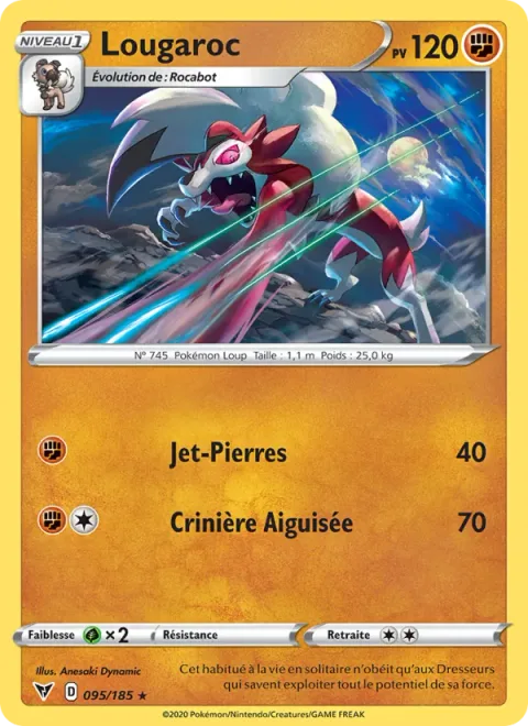 Lycanroc [Rock Throw | Sharp Mane]
