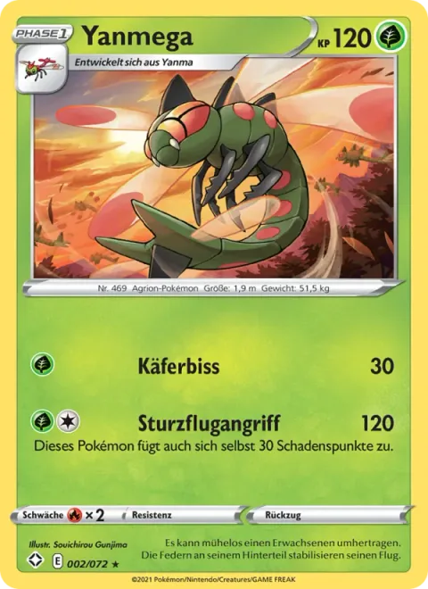 Yanmega [Bug Bite | Nosedive]