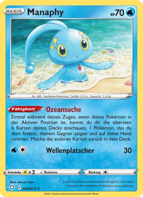 Manaphy [Ocean Search | Water Splash]