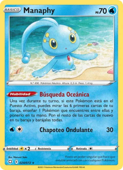 Manaphy [Ocean Search | Water Splash]