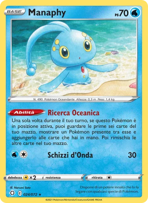 Manaphy [Ocean Search | Water Splash]