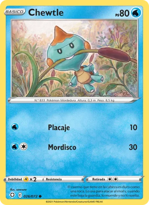 Chewtle [Tackle | Bite]