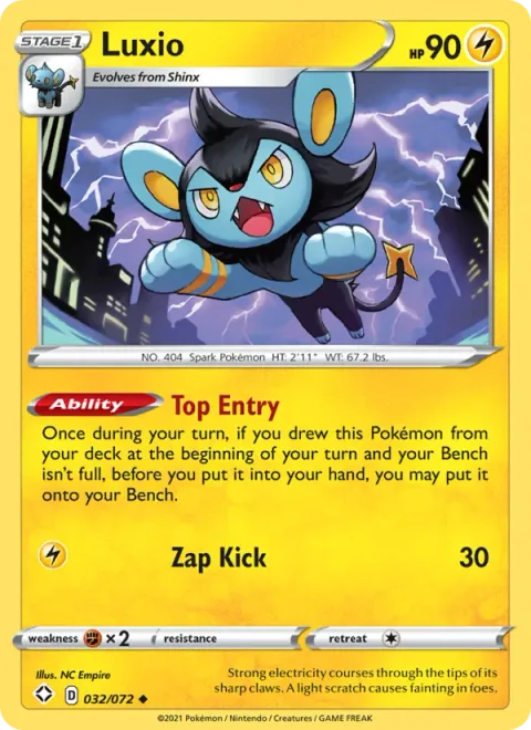 Luxio [Top Entry | Zap Kick]
