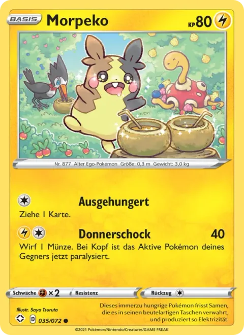 Morpeko [Famished | Thunder Shock]