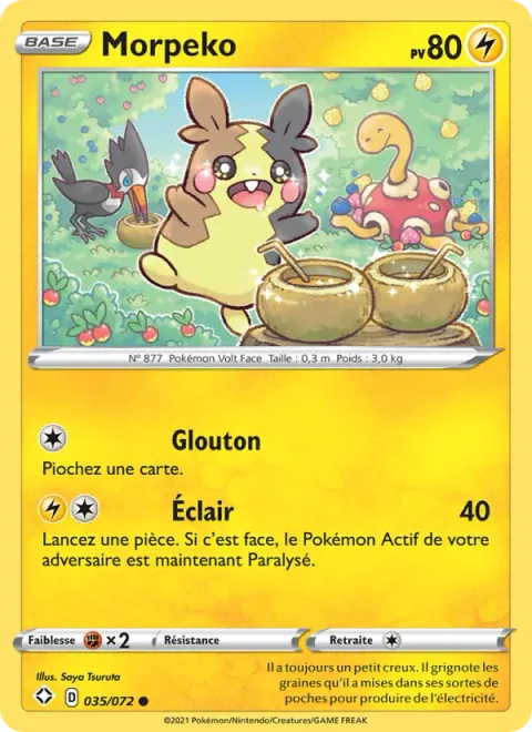 Morpeko [Famished | Thunder Shock]