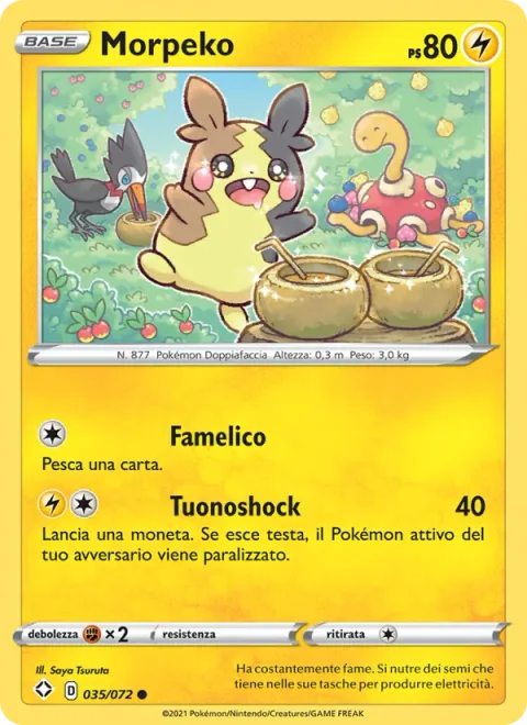 Morpeko [Famished | Thunder Shock]