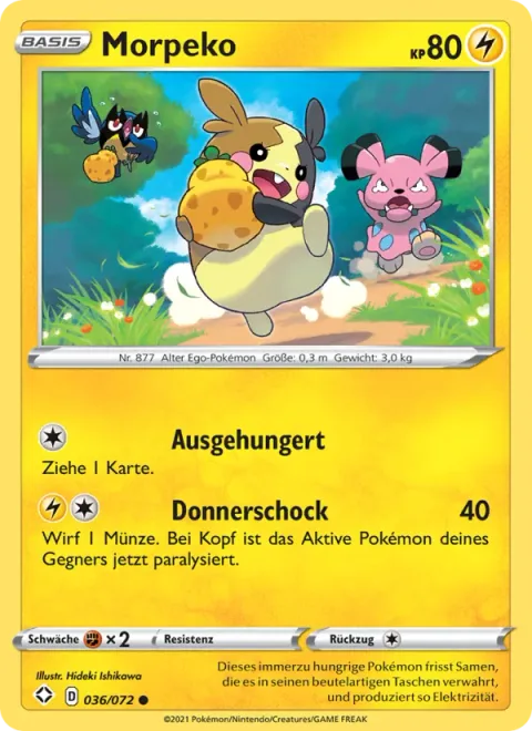 Morpeko [Famished | Thunder Shock]