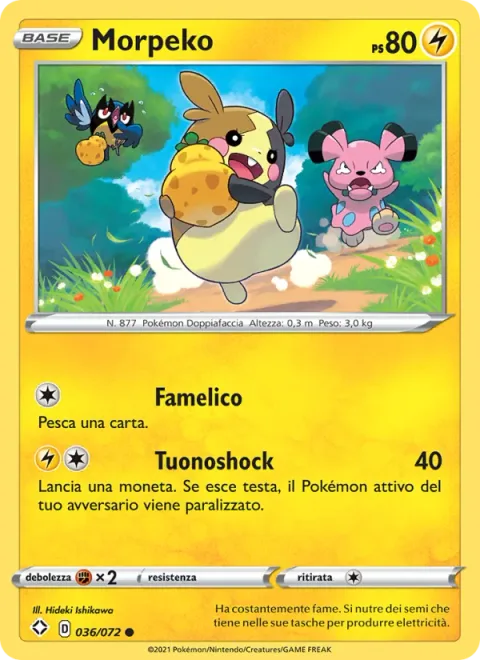 Morpeko [Famished | Thunder Shock]