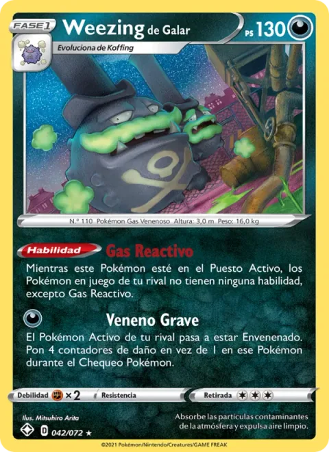 Galarian Weezing [Neutralizing Gas | Severe Poison]