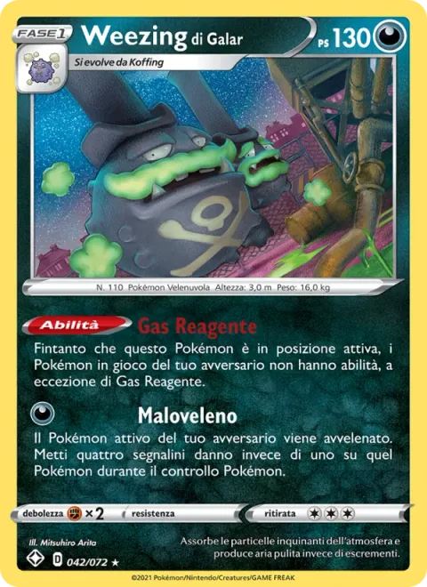 Galarian Weezing [Neutralizing Gas | Severe Poison]