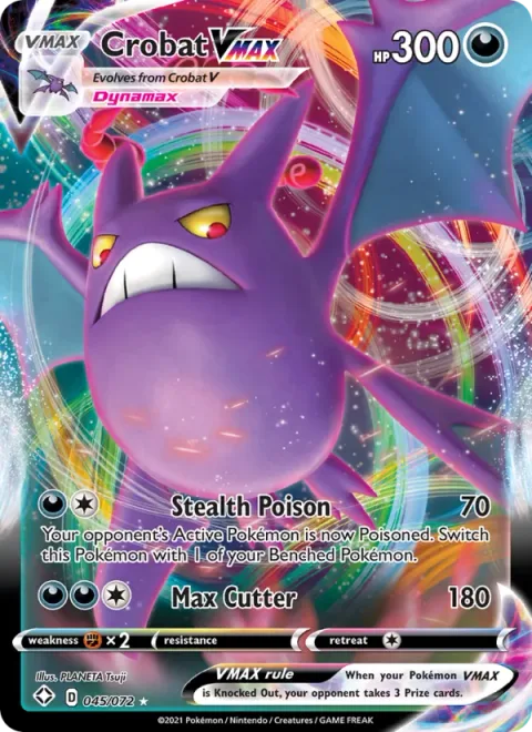 Crobat VMAX [Stealth Poison | Max Cutter]